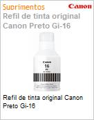 Refil de tinta original Canon Preto Gi-16 (Figura somente ilustrativa, no representa o produto real)